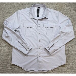 Haimont Men's Large Sun Protection Shirt Long Sleeve Hiking Fishing Travel L